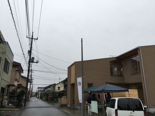 雨の見学会．．．