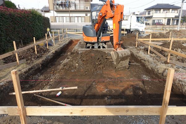 追っかけ掘削開始．．．