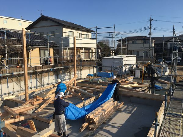 建て方．．．