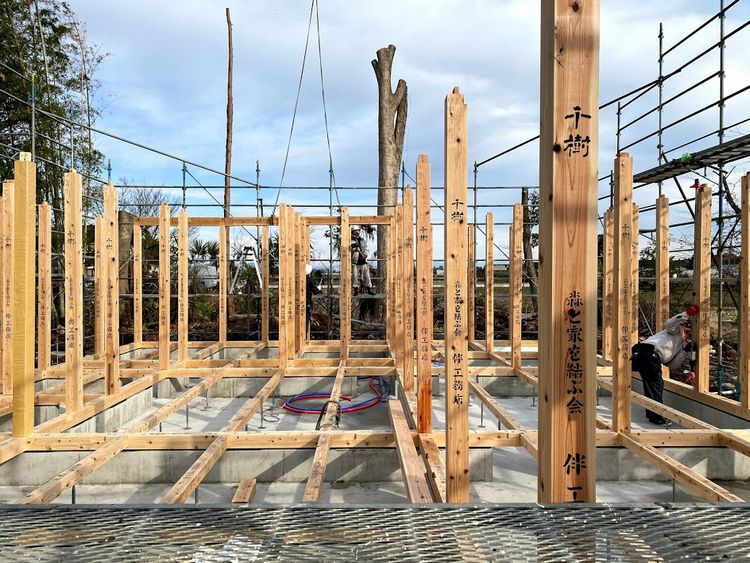 【シークレットベース】建て方．．．