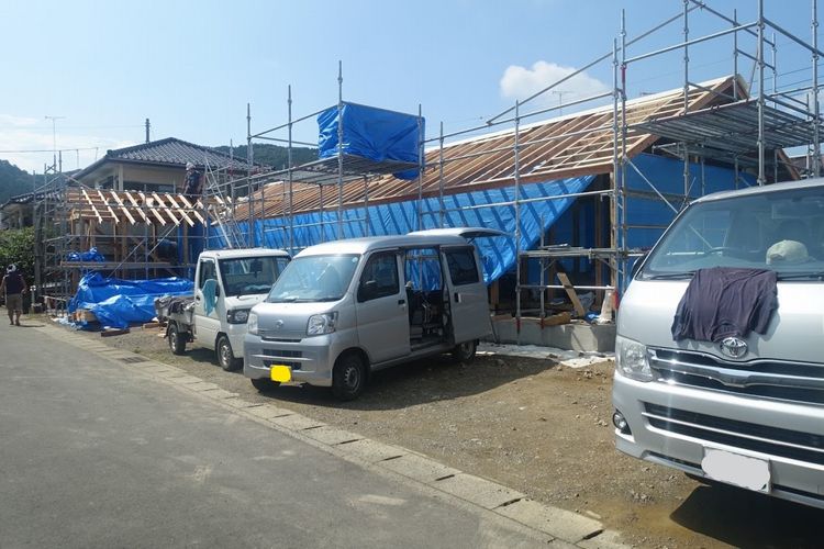 いきなり夏がやってきた現場．．．