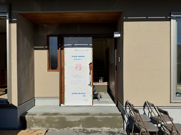 古建具と新規建具の建て込み。