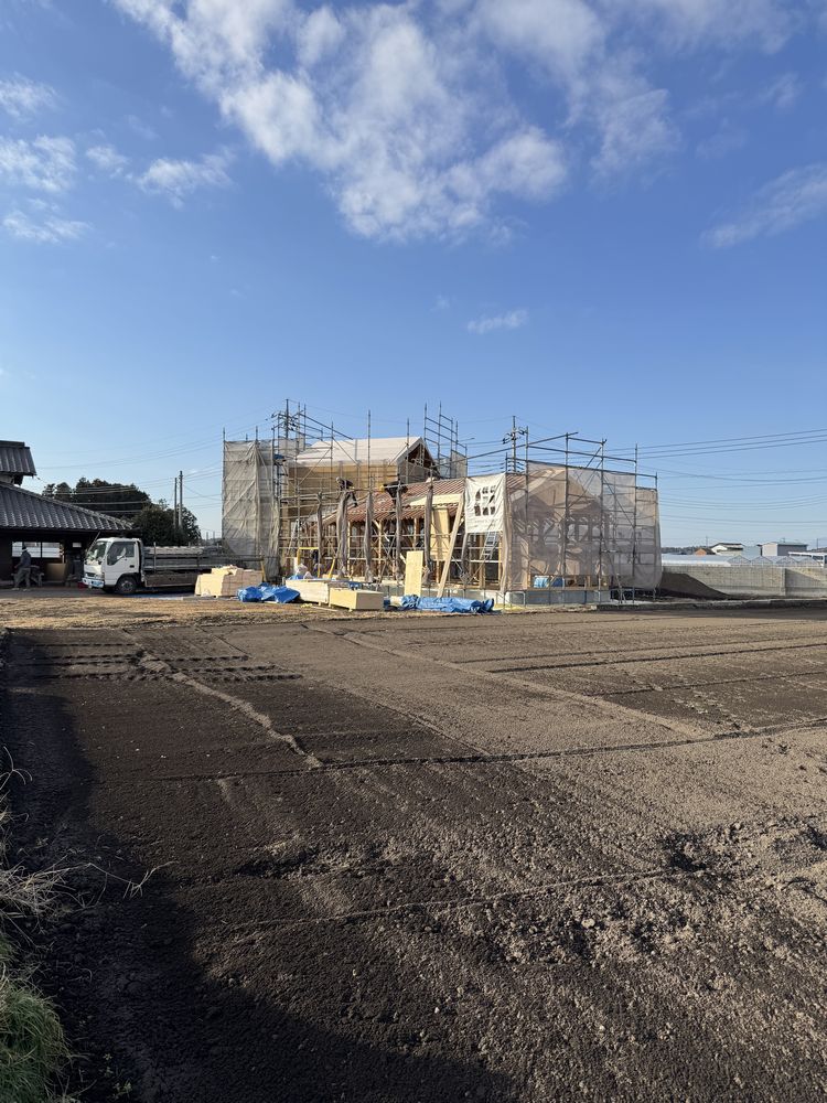 化粧垂木と屋根付加断熱。